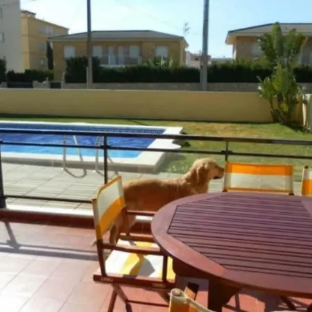 Con Terraza Y Acceso Directo A La Piscina Y A 50 M De La Playa Apartment Miami Playa